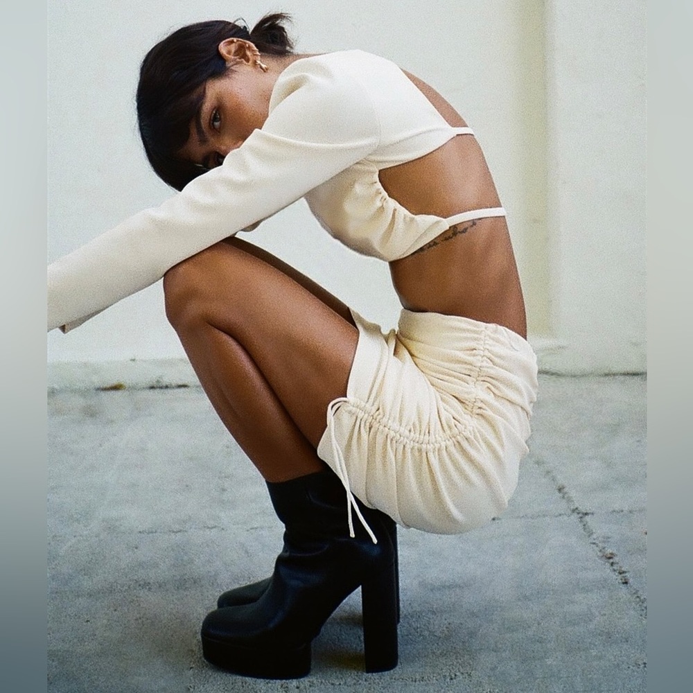 Zara Ruched Skirt